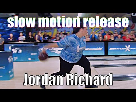 Jordan Richard slow motion release - PBA Bowling