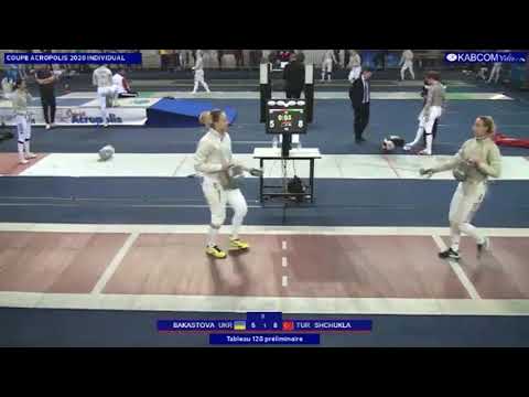 Athens World Cup SWS 2020 - P128 - Bakastova UKR v Shchukla TUR