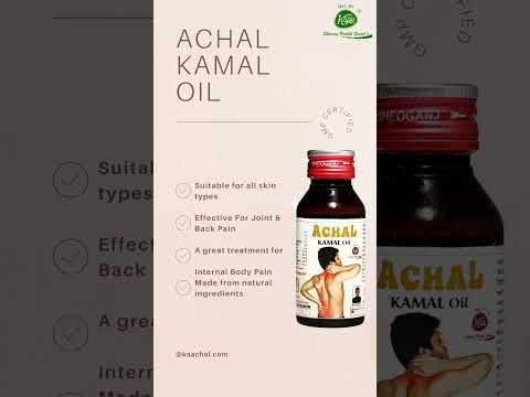 Herbal muscle pain relief oil, 60ml, for personal