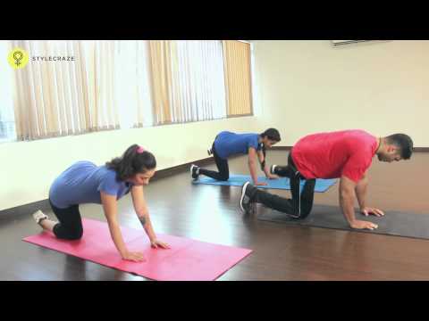 30日スクワットチャレンジ - 17日目（曲げ膝でサイドキック (30 Days Squat Challenge - Day 17th (Side Kick With Bent Knee))