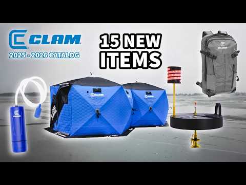Clam's 2025/2026 Ice Fishing Gear Lineup LAUNCHED!