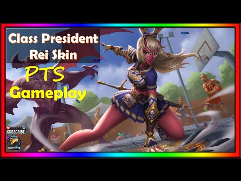 Paladins 5.1 Schism PTS - Rei New Skin Class President Rei, Voice Gameplay