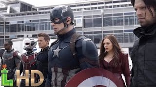 TEAM CAP - All Fight Scenes  Captain America Civil