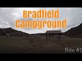 Bradfield Campground along the Dolores River in SW Colorado