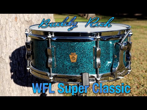 Ludwig Vintage WFL Snare 1937 to 1955 - Natural wood - light brown with aged patina image 4