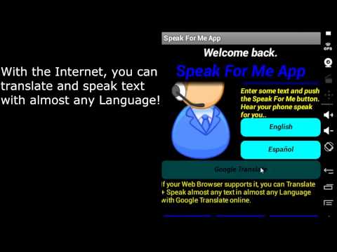 Speak For Me App Video