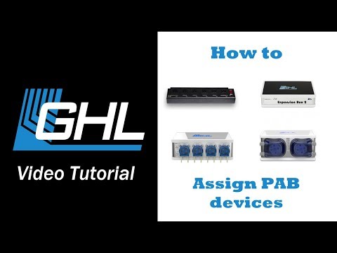 Adding PAB-devices via GHL Control Center