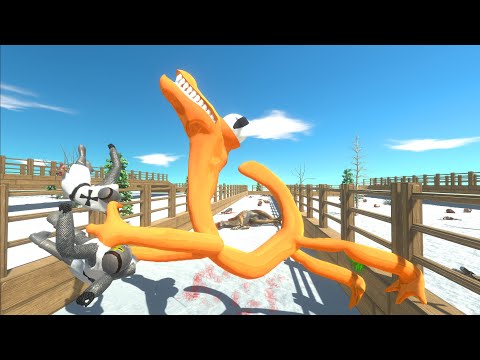 Giant Oscar lizard vs every unit on the new map - Animal Revolt Battle Simulator