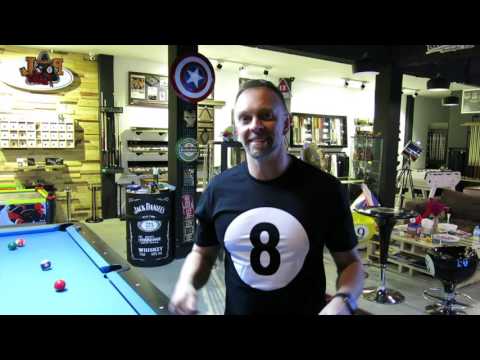Thorsten Hohmann aka "the Hitman." in Thailand Pool Tables