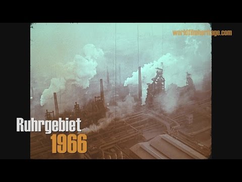1966 - Der Himmel über der Ruhr - Ruhrgebiet - Luftaufnahmen
