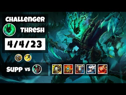 Thresh vs Karma NA Challenger SUPPORT (4/4/23) - v11.8