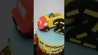 İnşaat Alanı Doğum Günü Pastası