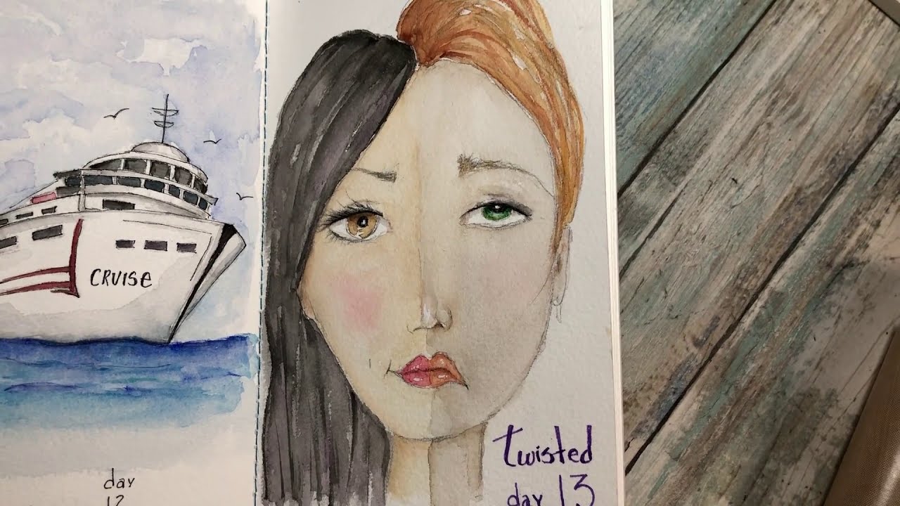 #worldwatercolormonth day 13