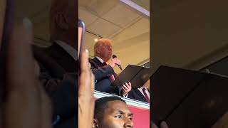 HE HEARD THE BOO'S REALLY LOUD