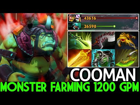 COOMAN [Alchemist] Monster Farming 1200 GPM VS Weaver Godlike Dota 2