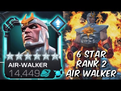 6 Star Rank 2 Air Walker Gameplay - Does The Power of Galactus Slap?! - Marvel Contest of Champions