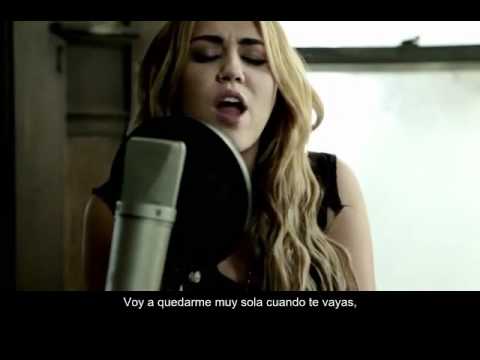 Miley Cyrus  - You're Gonna Make Me Lonesome When You Go Traducido Al Español Video Oficial