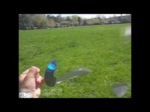 Breaking a CD in Super Slow Motion!!!