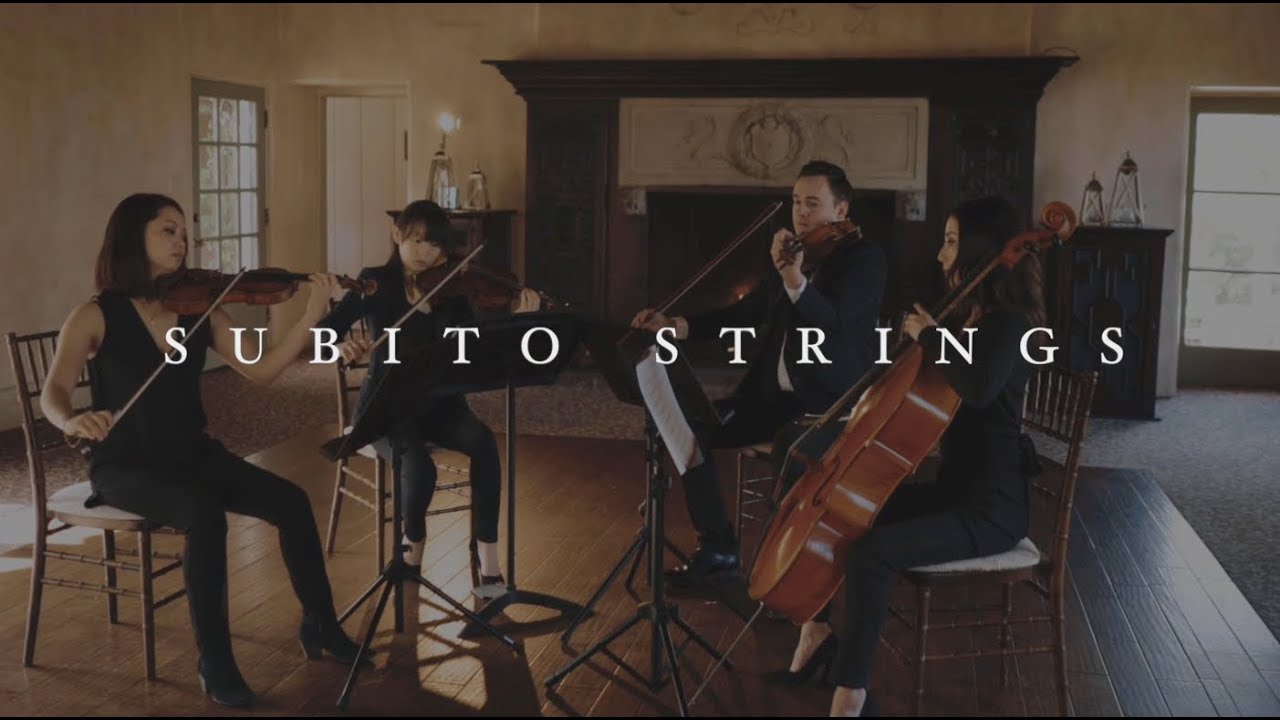 Promotional video thumbnail 1 for Subito Strings String Quartet