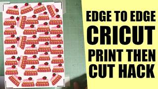 I BEAT Cricut's Print Then Cut Printable Area! 😱 | A4 Sticker Hack