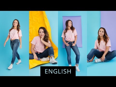 Using paper backdrops in studio photography