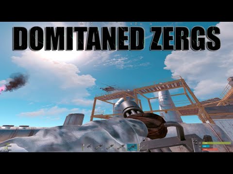 HOW A 100,000 HOUR GROUP DOMINATED A ZERGS at GIANT EXCAVATOR - RUST | РАСТ