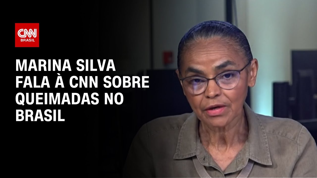 Marina Silva fala à CNN sobre queimadas no Brasil | LIVE CNN