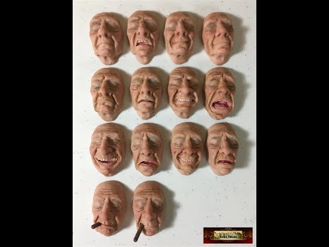 0016 Murdoch Stop Motion Puppet - Part 1 Painting Face Replacements - MOREZMORE
