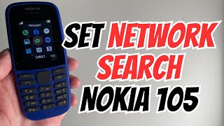 How To Set Network Search On Nokia 105