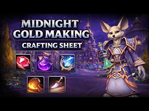 WoW Midnight Crafting Sheet | The Best Gold Making Tool?