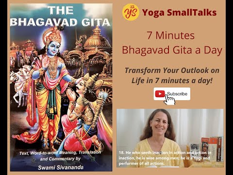 Bhagavad Gita Chapter 6 Lesson 14 - How to Sit for Meditation