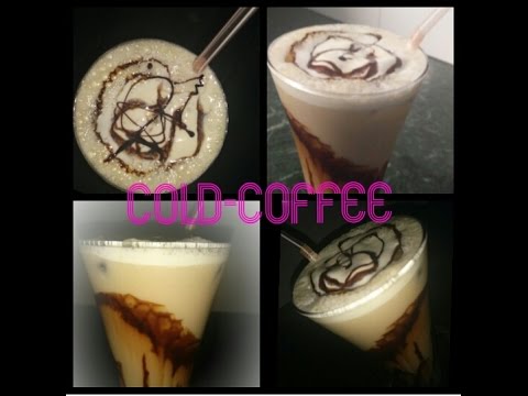 Cold-Coffee using vanilla ice-cream in hindi