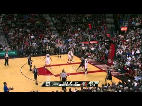 Manu Ginobili fakes out Dante Cunningham