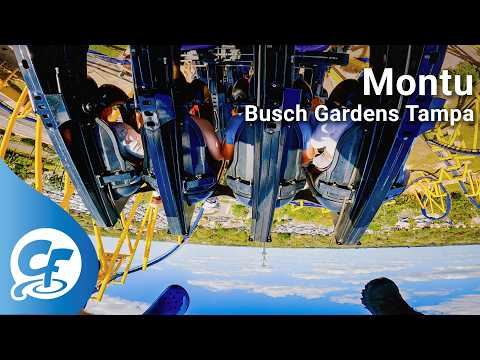 Back row point of view footage of Montu