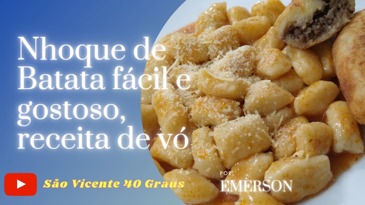 Nhoque Gostoso e Fácil, receita de vó.