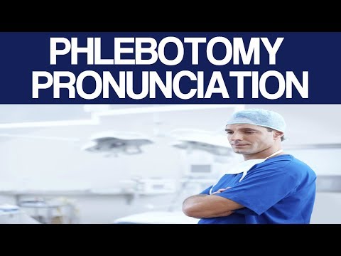 Phlebotomy Pronunciation - How To Pronounce...