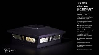 Watch A Video About the Oxford Black Aluminum Outdoor LED Solar Post Cap