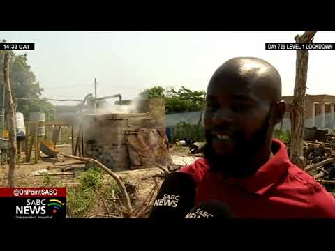 Sibusiso Shabangu manufactures oil, petrol, and gas from recycled materials