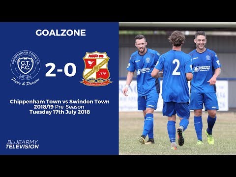 GOALZONE: Chippenham Town 2-0 Swindon Town | 2018/19 Pre-Season