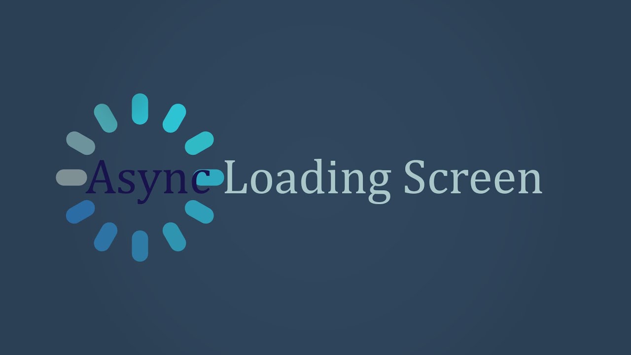 [FREE] Unreal Engine Async Loading Screen Plugin