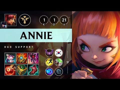 Annie Support vs Nami: Shield Maker - KR Master Patch 14.18
