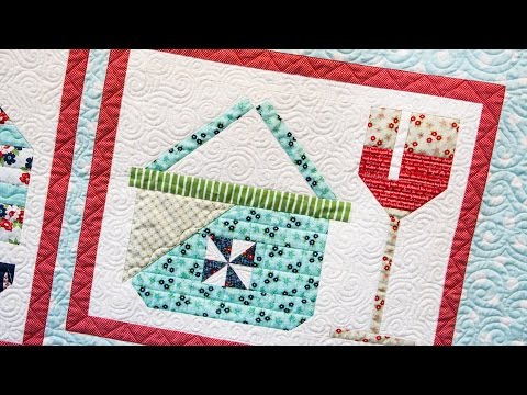 Snapshots Quilt Along Block Twelve: Walk in the Park Pattern – Fat Quarter Shop