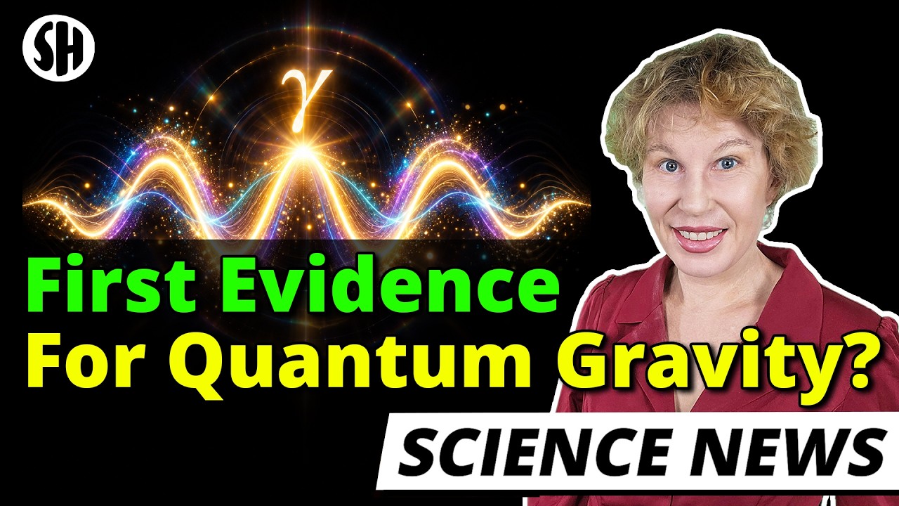 First Evidence for Quantum Gravity?