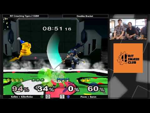 Crouching Tigers 2 SSBM - Winners - Kellex + KillerRobo (Green) vs Pisces + Baron (Blue)
