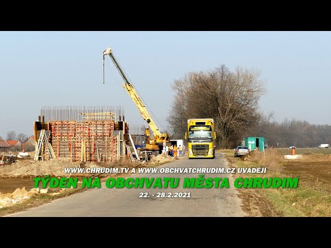 Obchvat města Chrudim - II. etapa - Vlčnov - Orel - Slatiňany - 3. dekáda - únor 2021