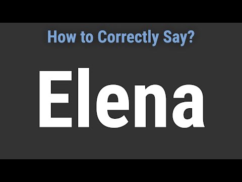 How to Pronounce Name Elena (Correctly!)