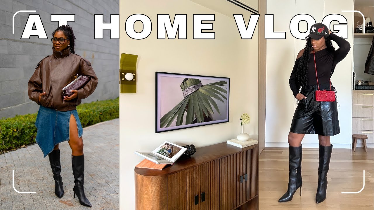 AT HOME VLOG! the best fall haul ever, moms in town, house renovations + home decor ❤︎ MONROE STEELE