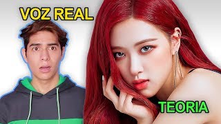 Escuchando la Voz Real de Rosé Blackpink No Autotune | Vargott