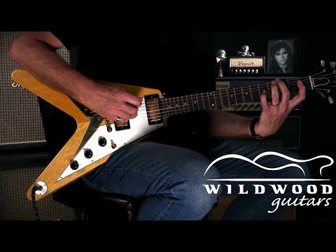 Gibson Custom Shop 1958 Korina Flying V - VOS  •  SN: 84624