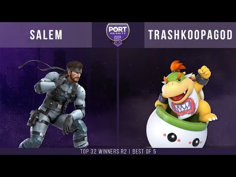 Port Priority 5 - MVG | Salem (Snake) vs. IZ | Tra$hKoopaGod (Bowser Jr) - Top 32 Winners R2